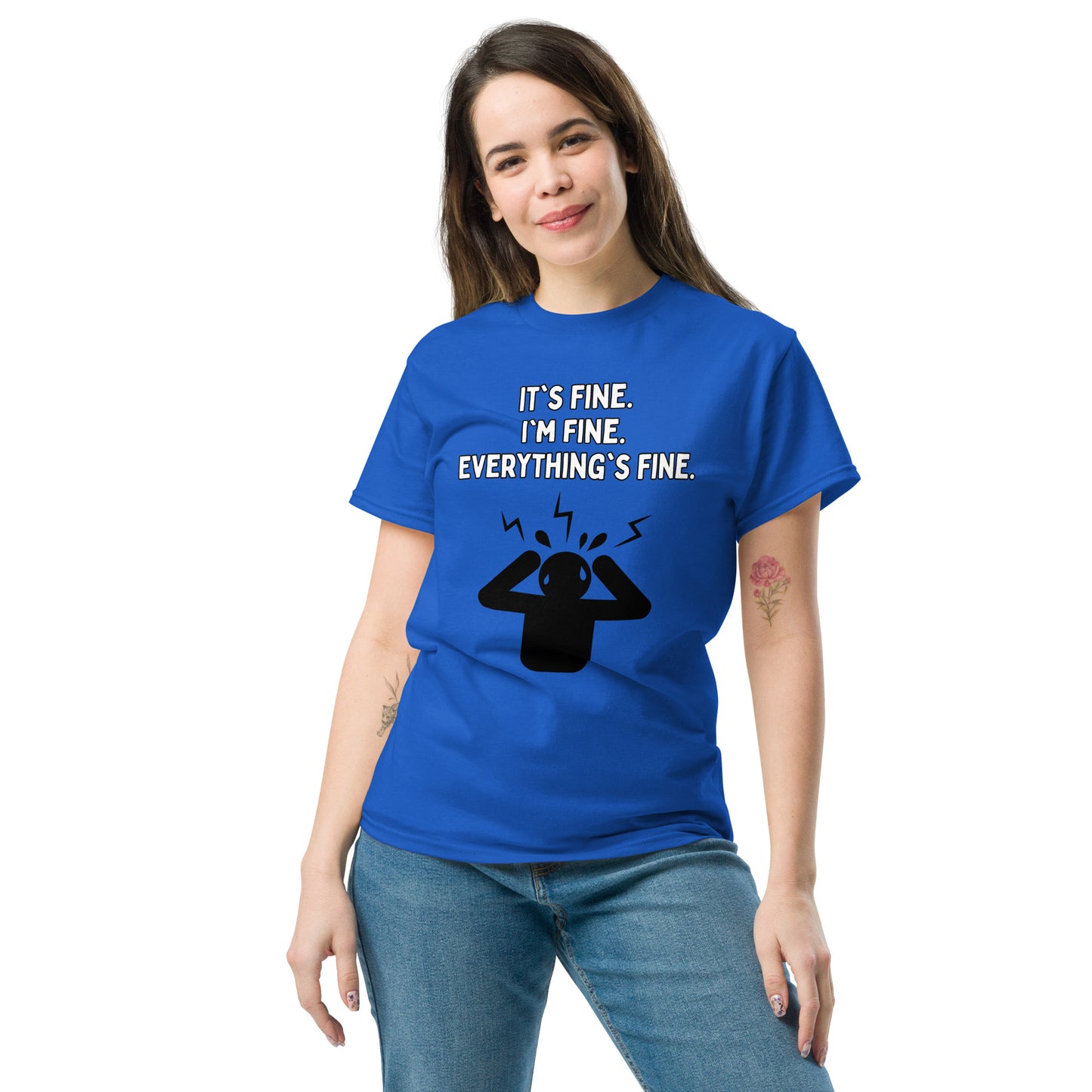 I'm Fine - Red / S - Graphic Tee - The Shirt Emporium