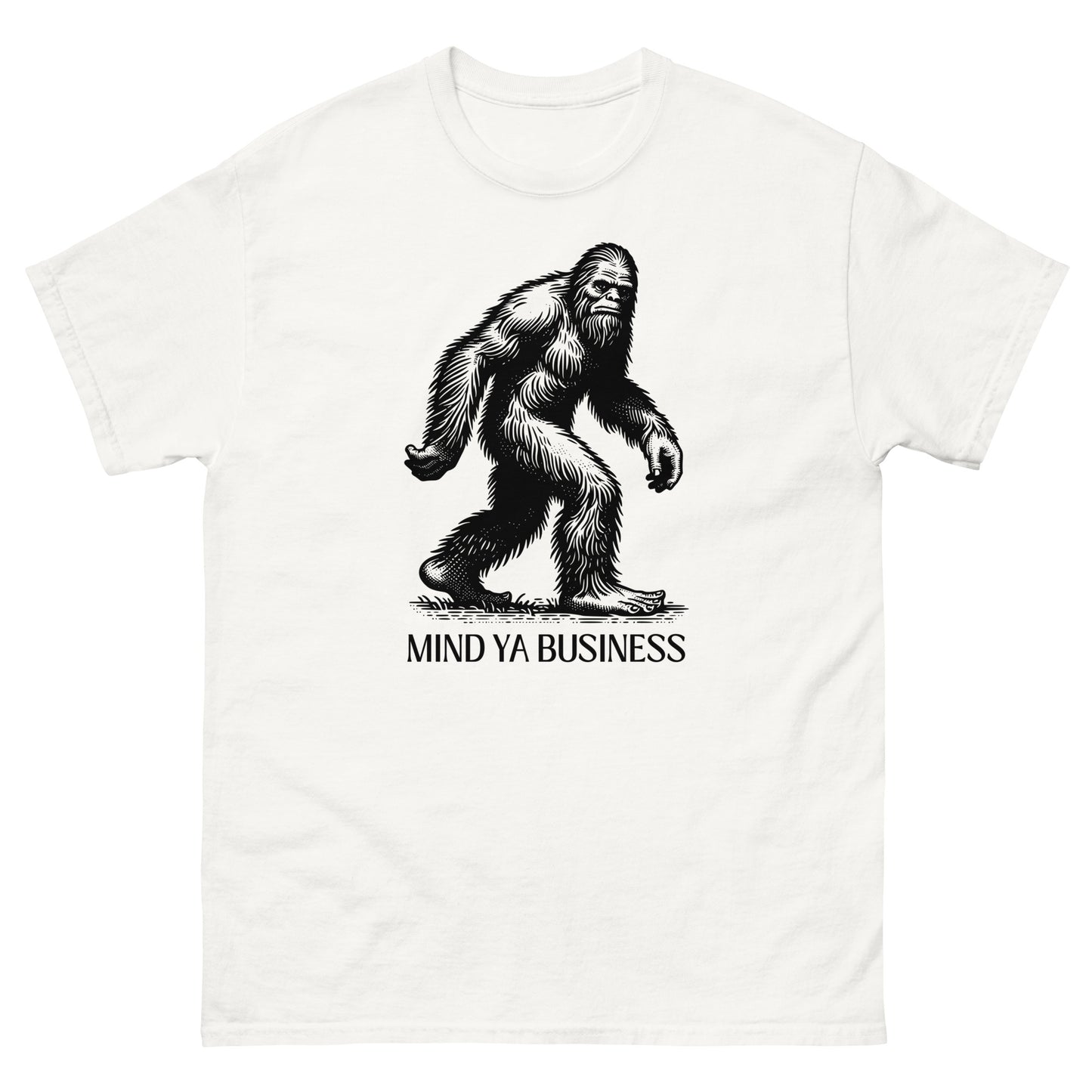 Mind Ya Business - White / S - Graphic Tee - The Shirt Emporium